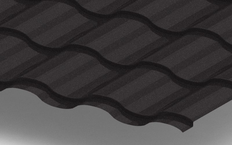 Металлочерепица Kredo с покрытием Satin Matt®, толщина 0,5 мм, изображение, фото | Сталь ТД